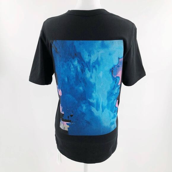 Proenza Schouler Graphic Abstract Tie Dye T Shirt Sz S NWT $345 - Picture 7 of 10